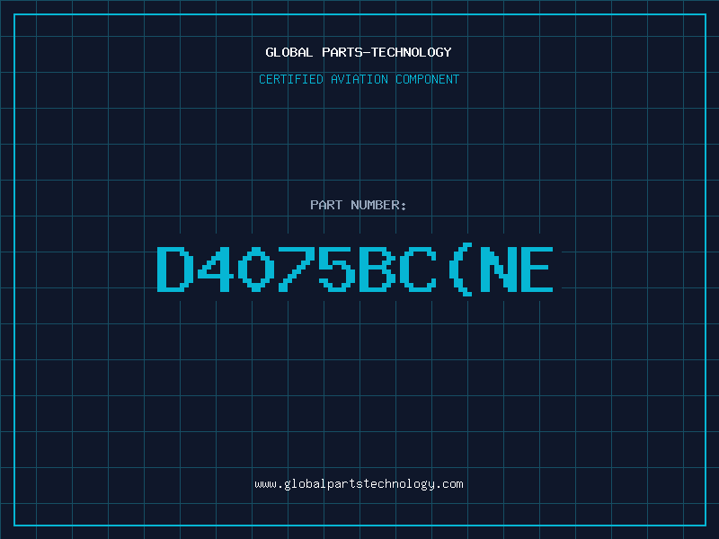 Aviation Part D4075BCNE