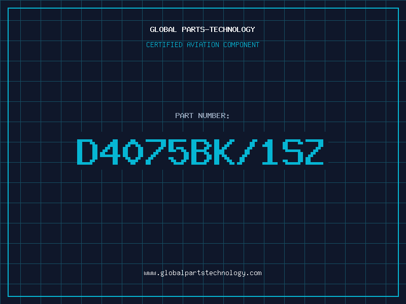 Aviation Part D4075BK/1SZ