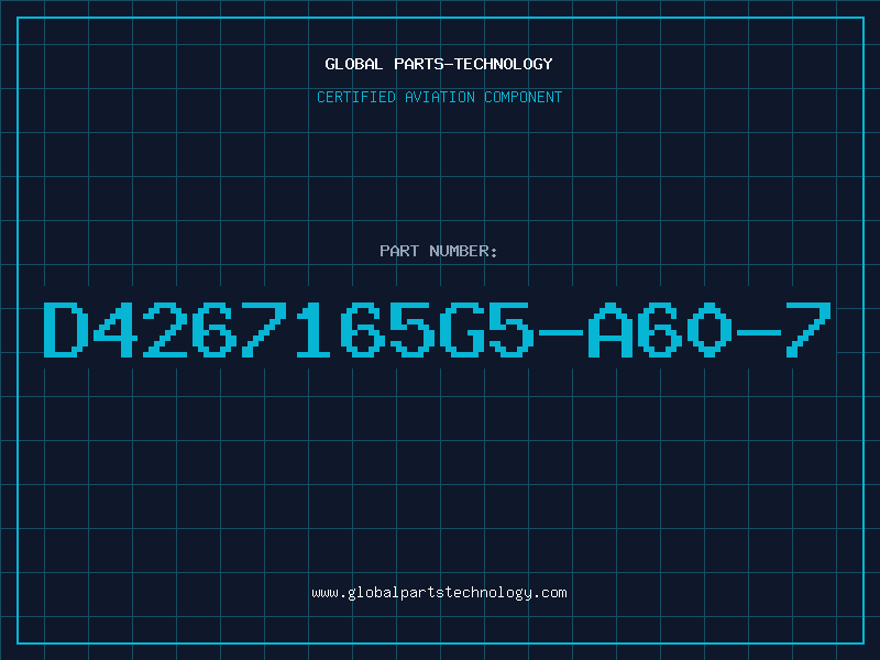 Aviation Part D4267165G5-A60-7