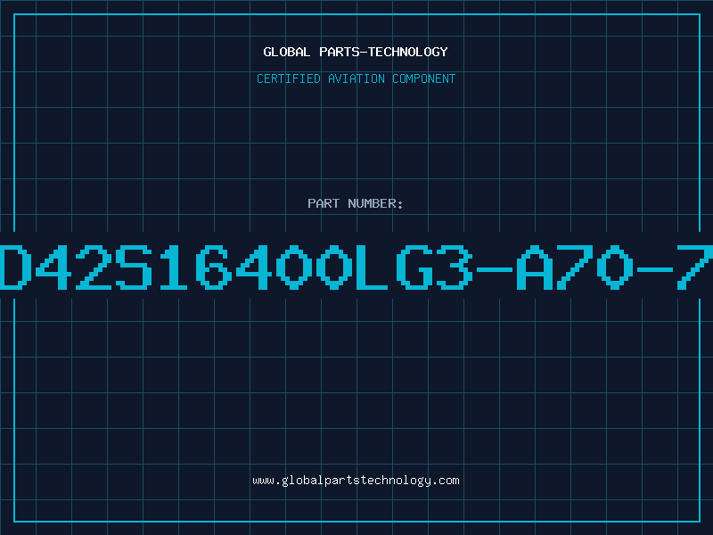Aviation Part D42S16400LG3-A70-7