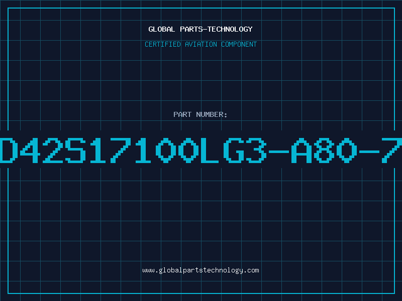 Aviation Part D42S17100LG3-A80-7