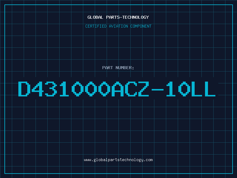 Aviation Part D431000ACZ-10LL