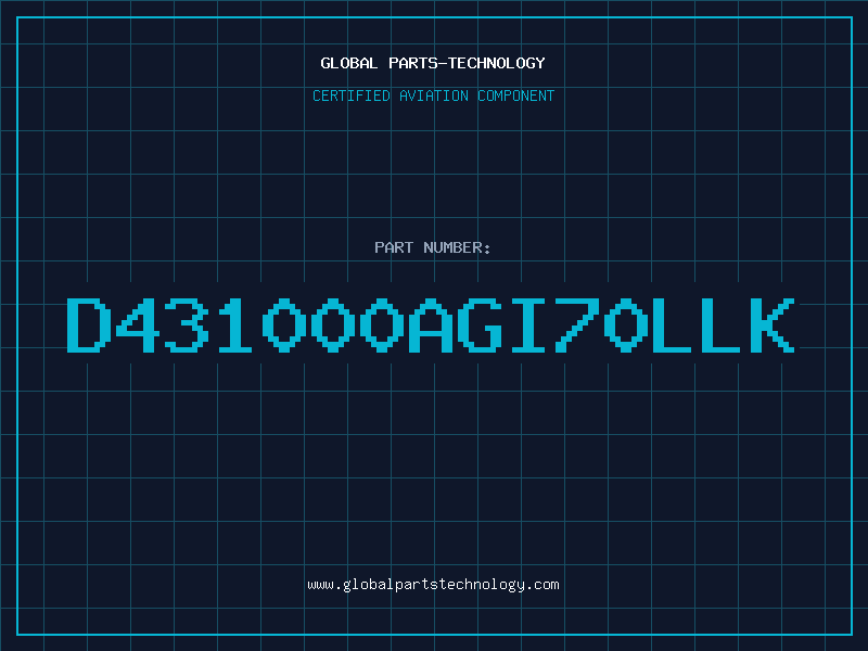 Aviation Part D431000AGI70LLK