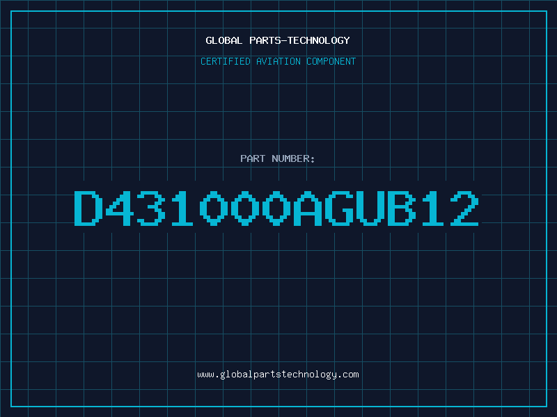Aviation Part D431000AGUB12