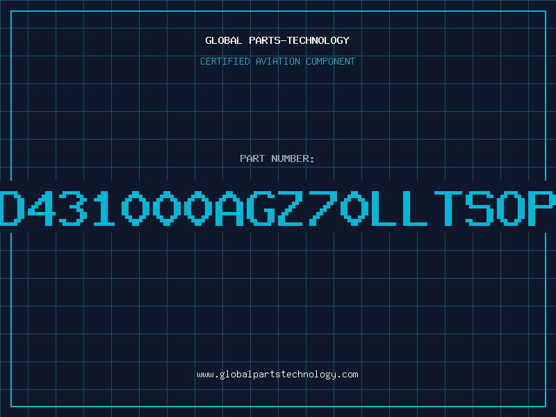 Aviation Part D431000AGZ70LLTSOP