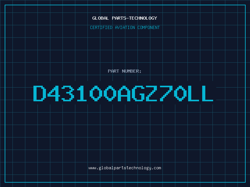 Aviation Part D43100AGZ70LL