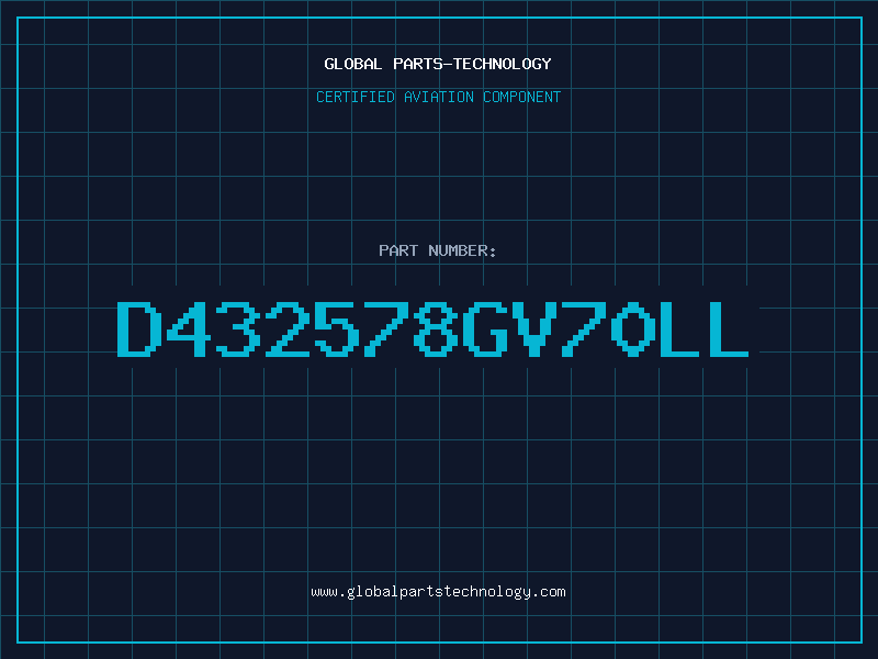 Aviation Part D432578GV70LL