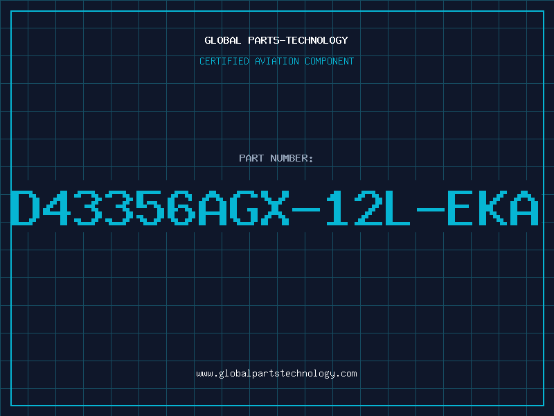 Aviation Part D43356AGX-12L-EKA