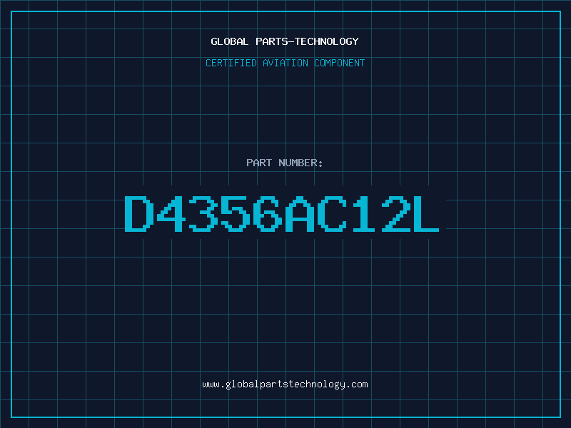 Aviation Part D4356AC12L