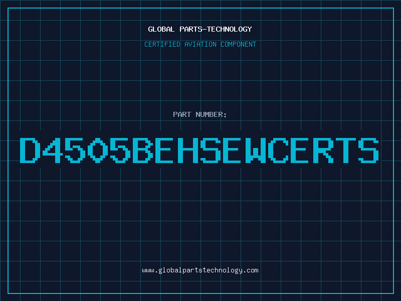 Aviation Part D4505BEHSEWCERTS