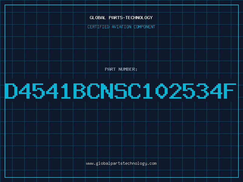 Aviation Part D4541BCNSC102534F