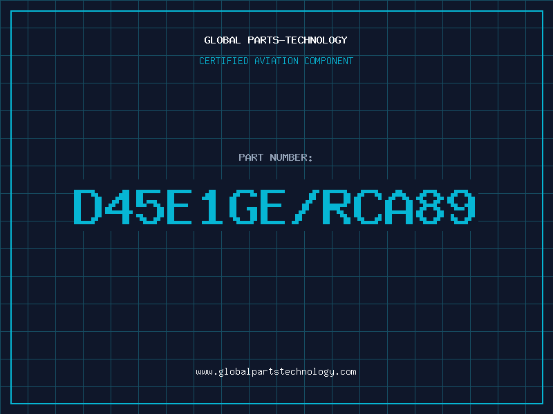 Aviation Part D45E1GE/RCA89