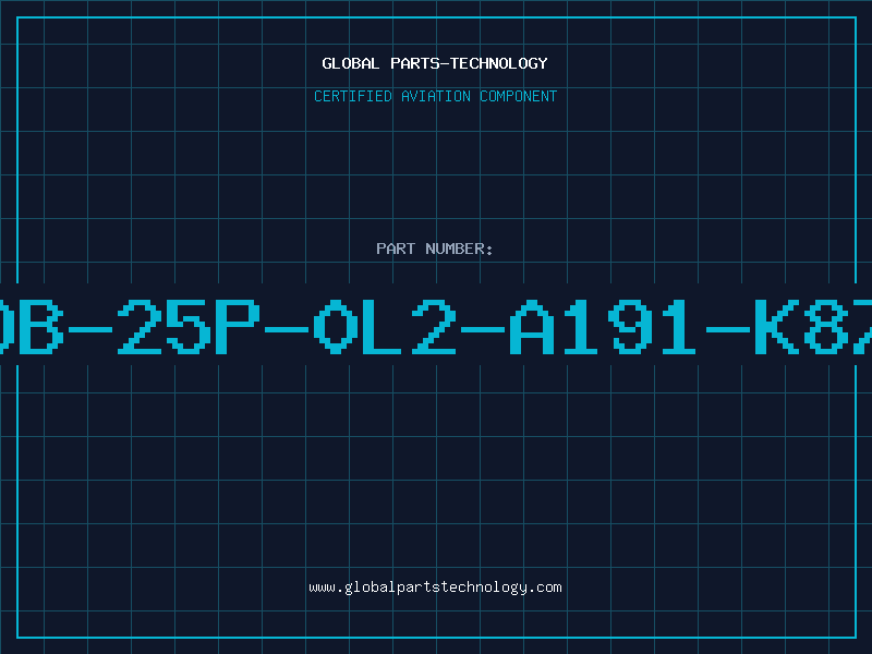 Aviation Part DB-25P-0L2-A191-K87