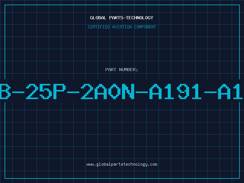 Aviation Part DB-25P-2A0N-A191-A19