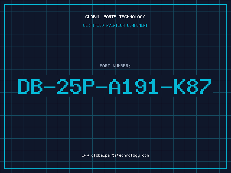 Aviation Part DB-25P-A191-K87