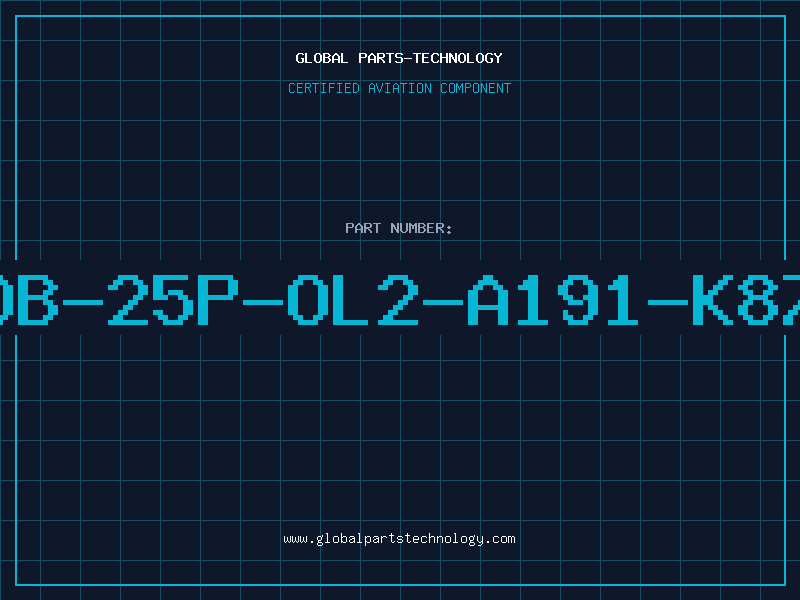 Aviation Part DB-25P-OL2-A191-K87
