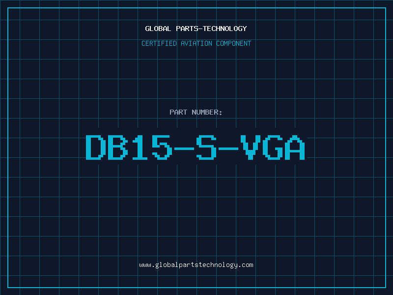 Aviation Part DB15-S-VGA