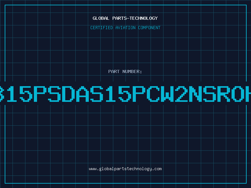 Aviation Part DB15PSDAS15PCW2NSROHS