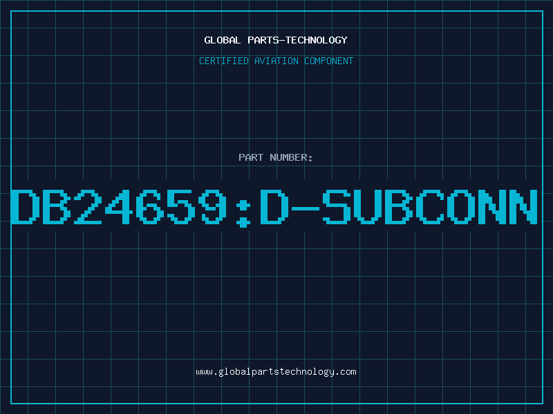 Aviation Part DB24659:D-SUBCONN