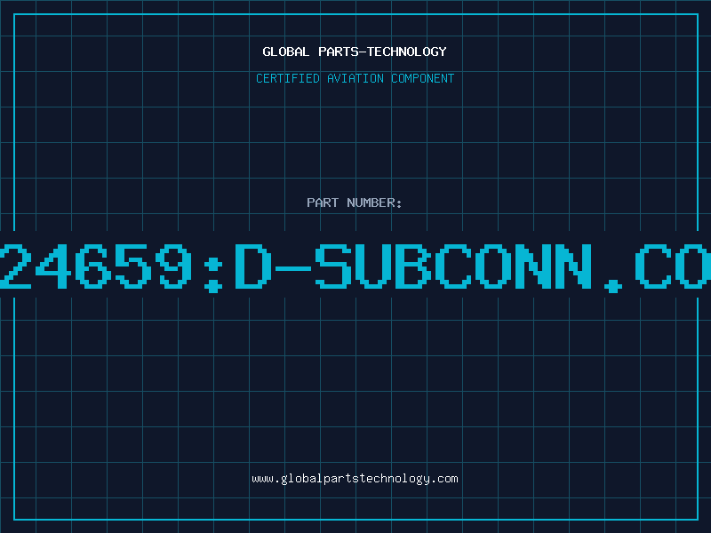 Aviation Part DB24659:D-SUBCONN.COVE