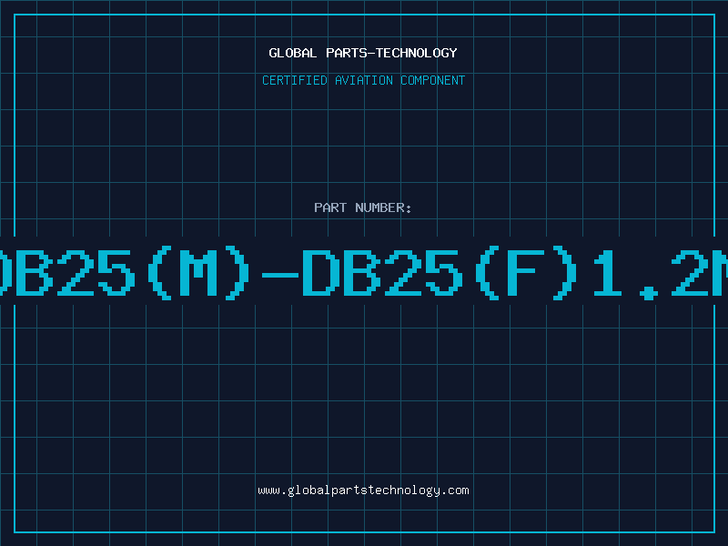 Aviation Part DB25(M)-DB25(F)1.2M