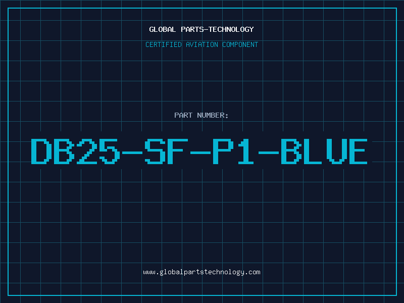 Aviation Part DB25-SF-P1-BLUE
