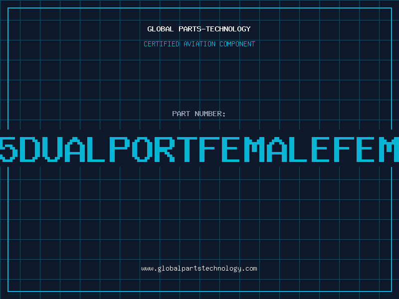 Aviation Part DB25DUALPORTFEMALEFEMALE