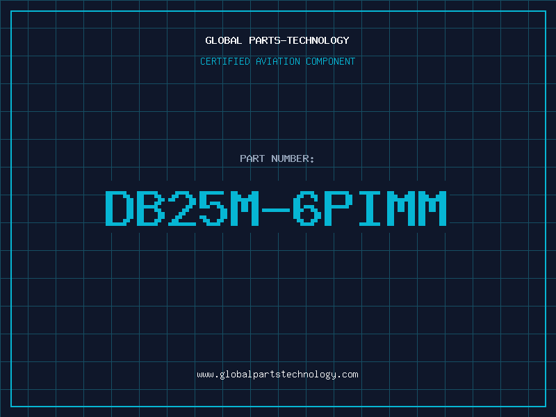 Aviation Part DB25M-6PIMM