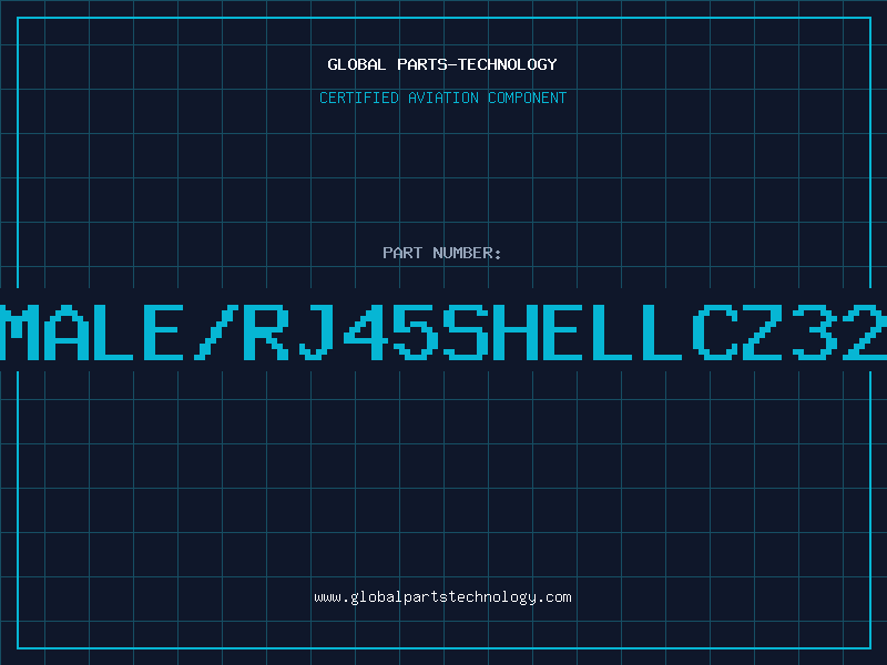 Aviation Part DB25MALE/RJ45SHELLCZ32-250
