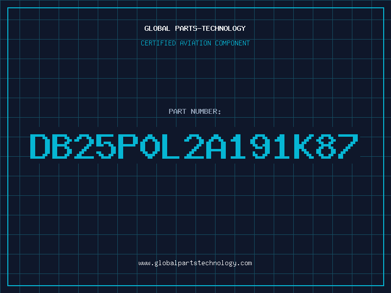 Aviation Part DB25P0L2A191K87