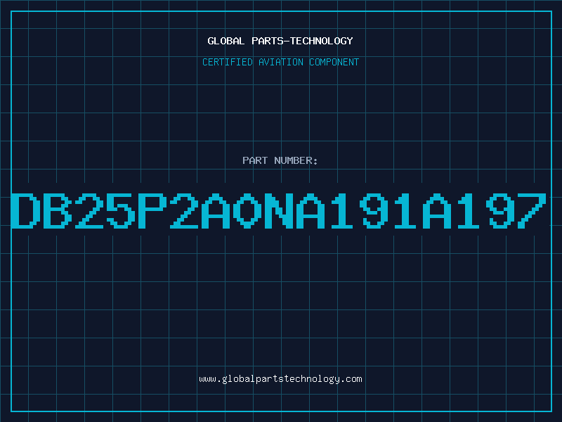 Aviation Part DB25P2A0NA191A197