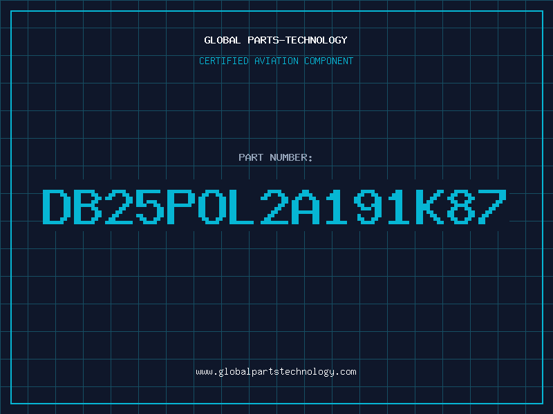 Aviation Part DB25POL2A191K87
