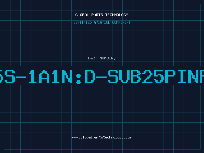 Aviation Part DB25S-1A1N:D-SUB25PINFEMA