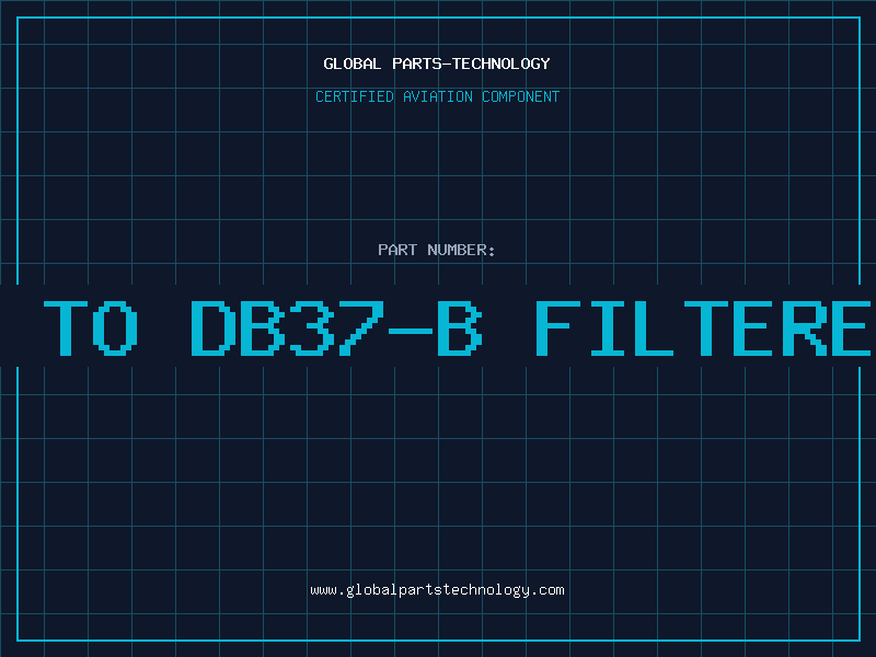 Aviation Part DB37-S TO DB37-B FILTERED ADPT