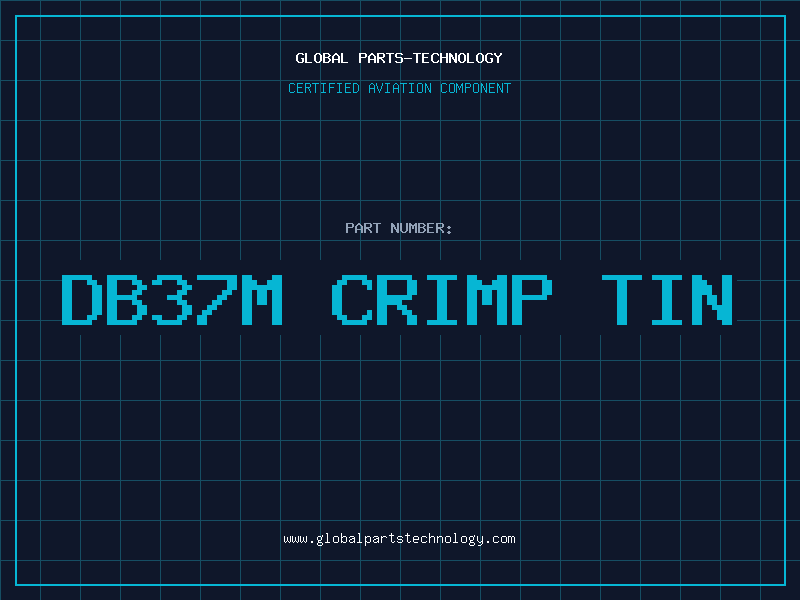 Aviation Part DB37M CRIMP TIN