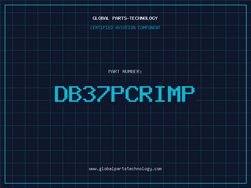 Aviation Part DB37PCRIMP