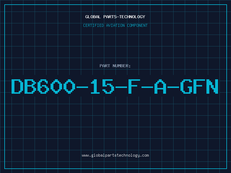Aviation Part DB600-15-F-A-GFN