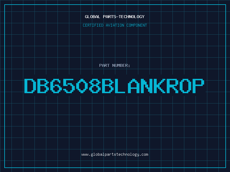 Aviation Part DB6508BLANKROP