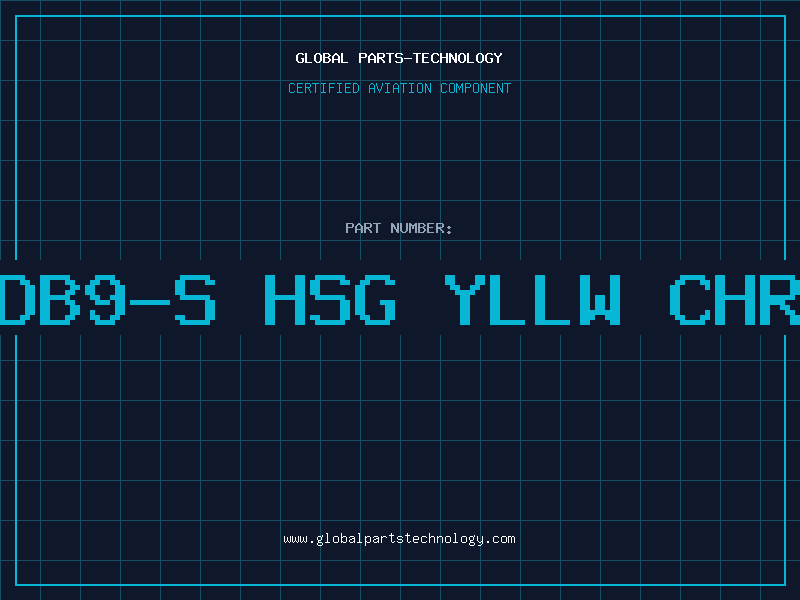 Aviation Part DB9-S HSG YLLW CHR