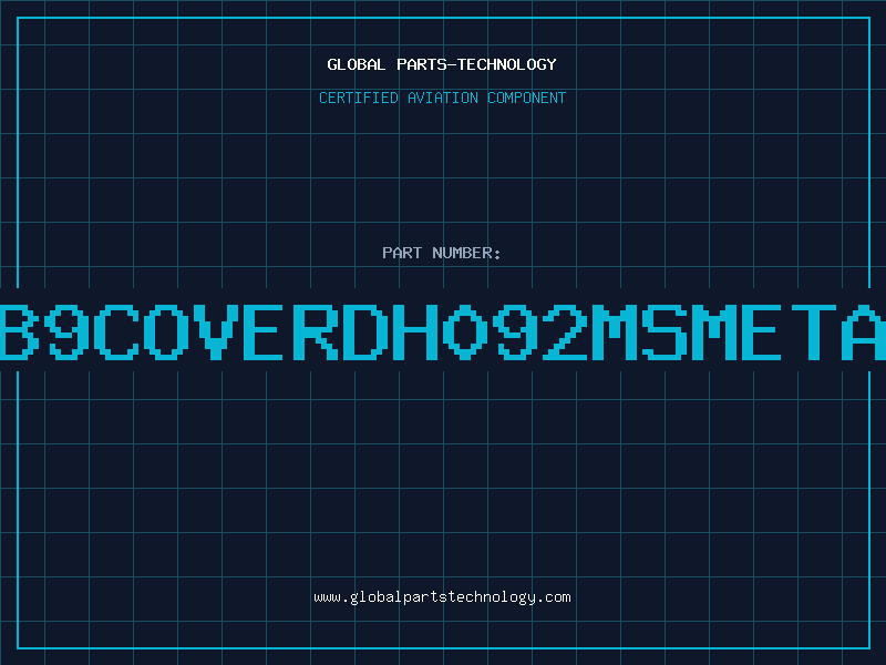 Aviation Part DB9COVERDH092MSMETAL