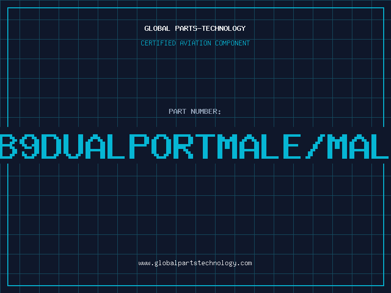 Aviation Part DB9DUALPORTMALE/MALE