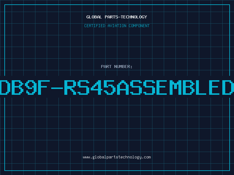 Aviation Part DB9F-RS45ASSEMBLED