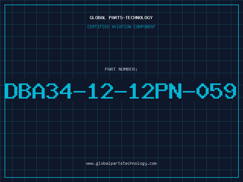 Aviation Part DBA34-12-12PN-059