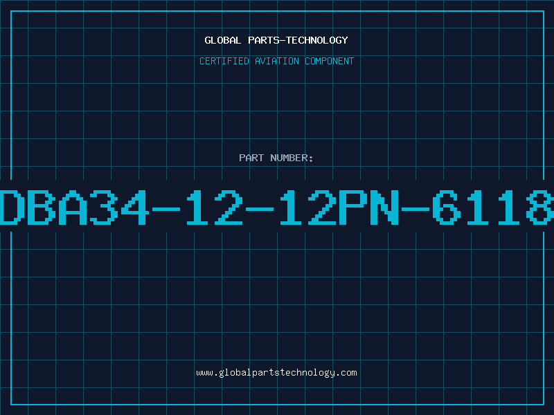 Aviation Part DBA34-12-12PN-6118