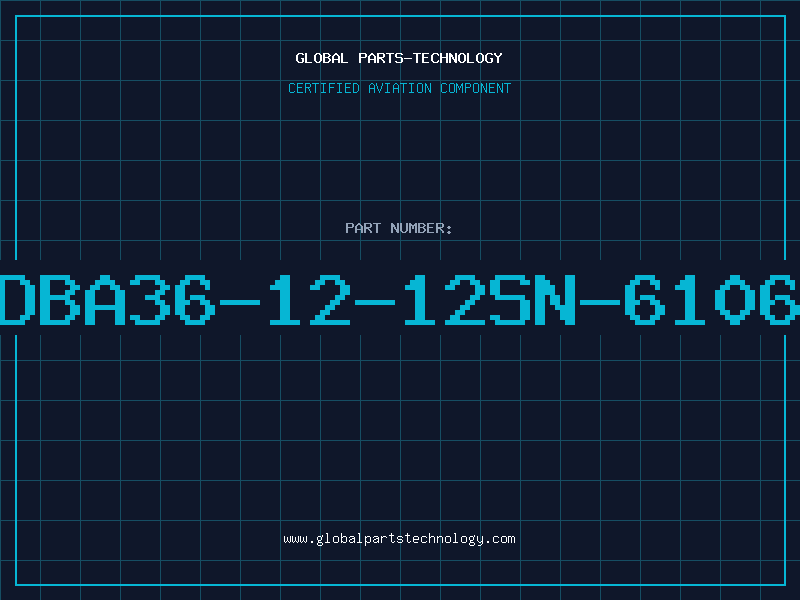 Aviation Part DBA36-12-12SN-6106