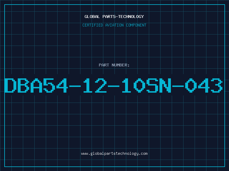 Aviation Part DBA54-12-10SN-043