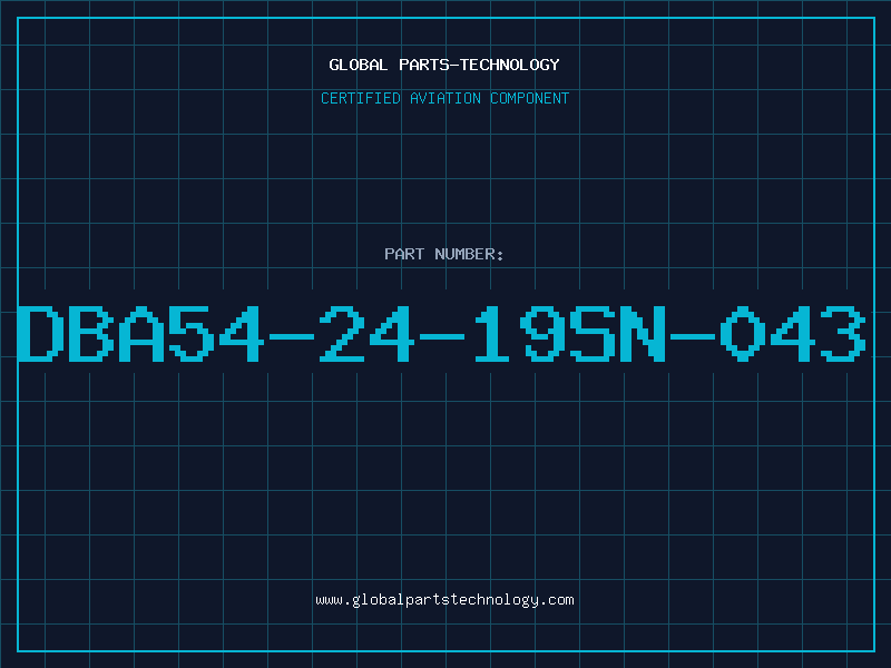 Aviation Part DBA54-24-19SN-043