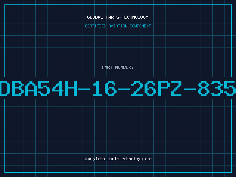 Aviation Part DBA54H-16-26PZ-835