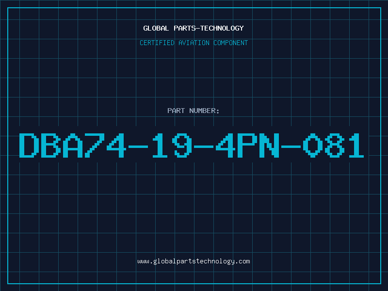 Aviation Part DBA74-19-4PN-081