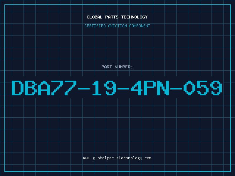 Aviation Part DBA77-19-4PN-059